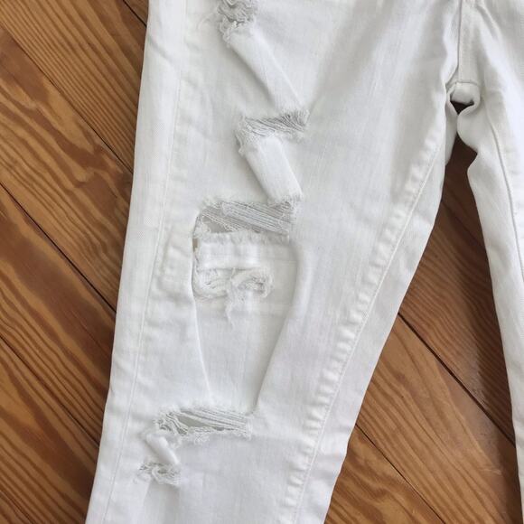 PAIGE Distressed Destroyed Midrise Skinny Jeans - Picture 5 of 6